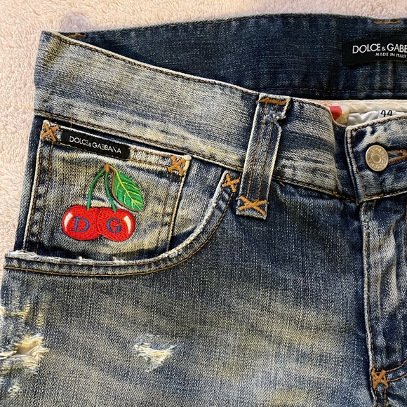 Dolce & Gabbana men’s jeans with rips size 44 - Picture 4 of 14